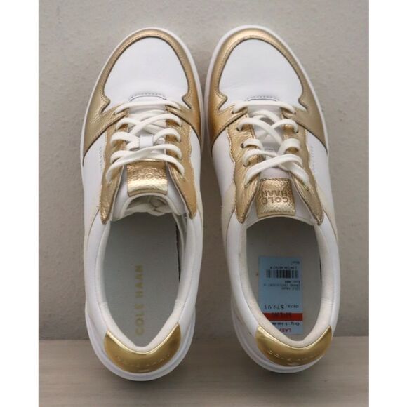 Cole Haan W21937 WMN 8.5B Rose Gold/White Grand CrossCourt Modern Sneakers - Picture 2 of 13